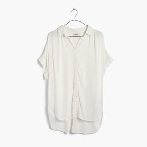 Madewell central drapey shirt small